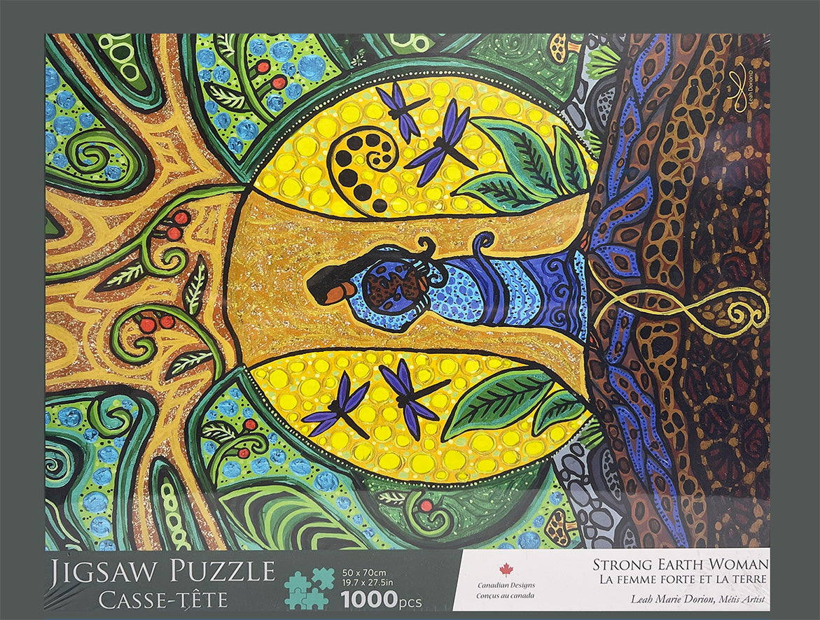 Leah Marie Dorion - Strong Earth Woman - Puzzle