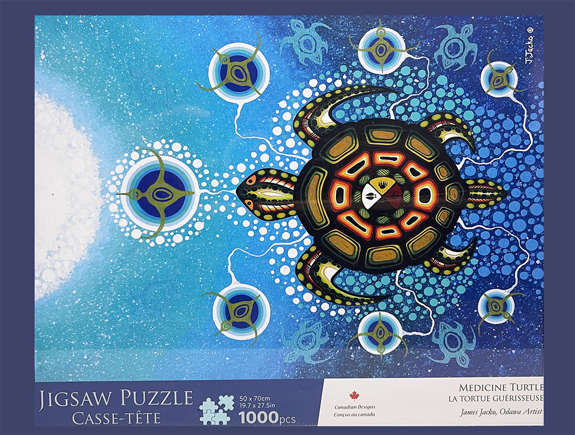 James Jacko - Medicine Turtle - Puzzle