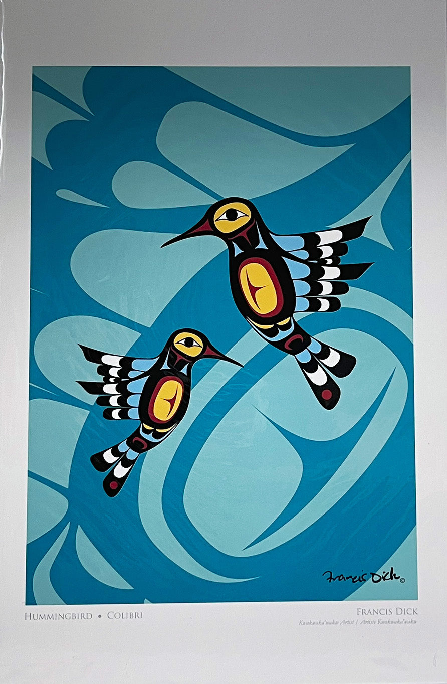 Francis Dick - Hummingbird - Art Card