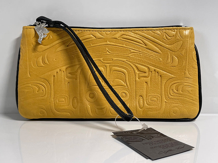 Clifton Fred - Bear Box Motif - Wallet - Yellow