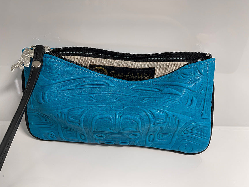 Clifton Fred - Bear Box Motif - Wallet - Blue