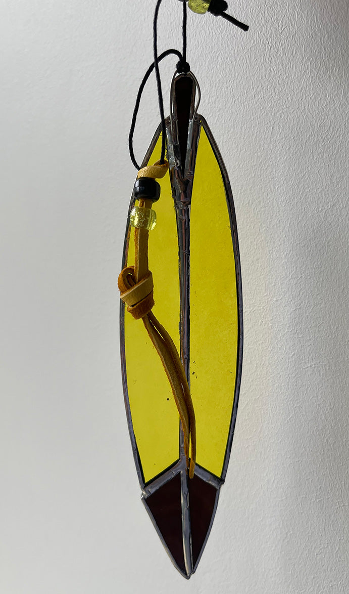 Glass Suncatcher - Feather