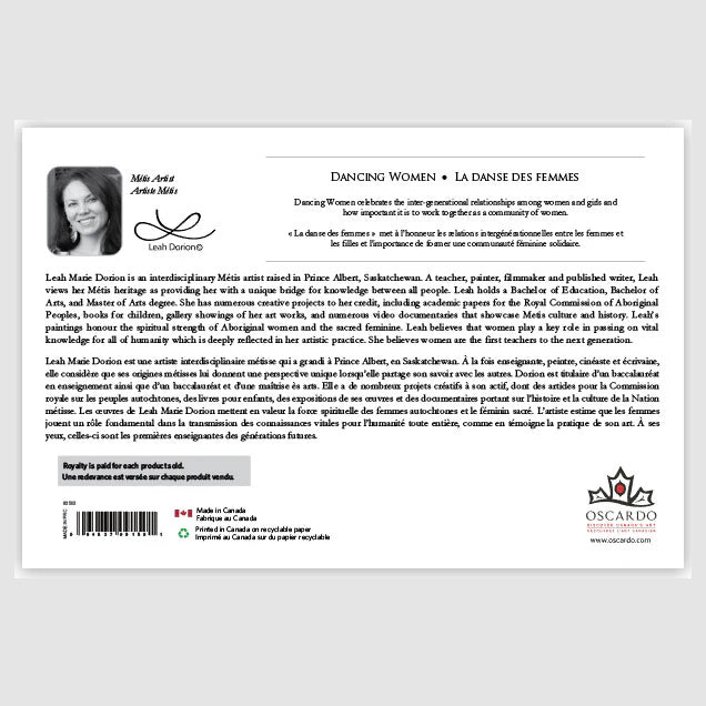 Leah Marie Dorion - Dancing Women - Art Card