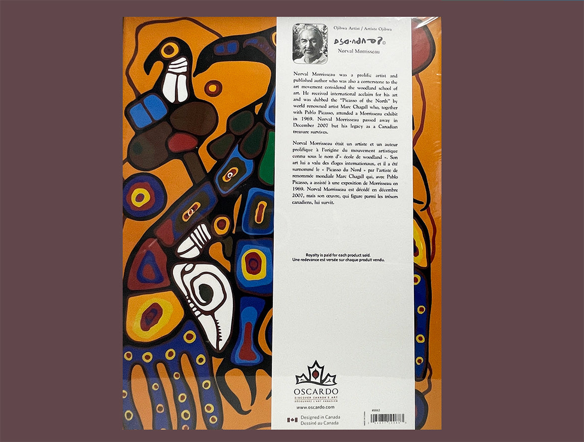 Norval Morrisseau -  Man Changing into Thunderbird - Puzzle