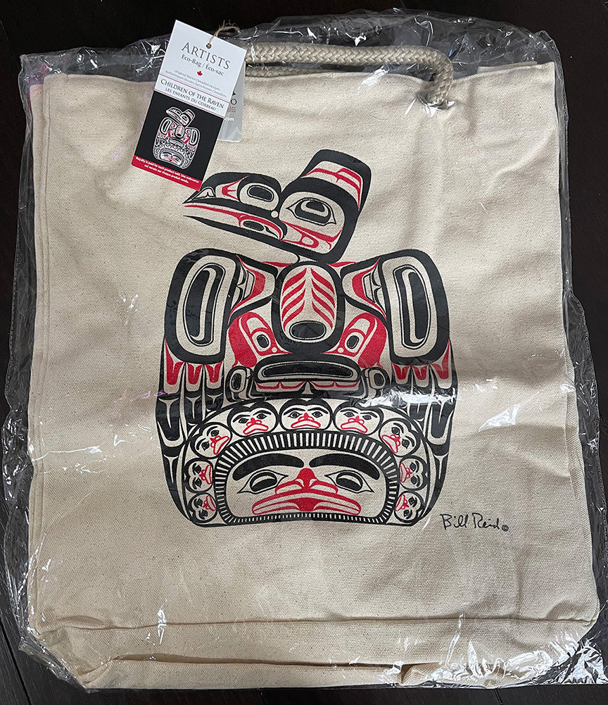 Bill Reid - Children of the Raven - Shopping Bag -  Neutral