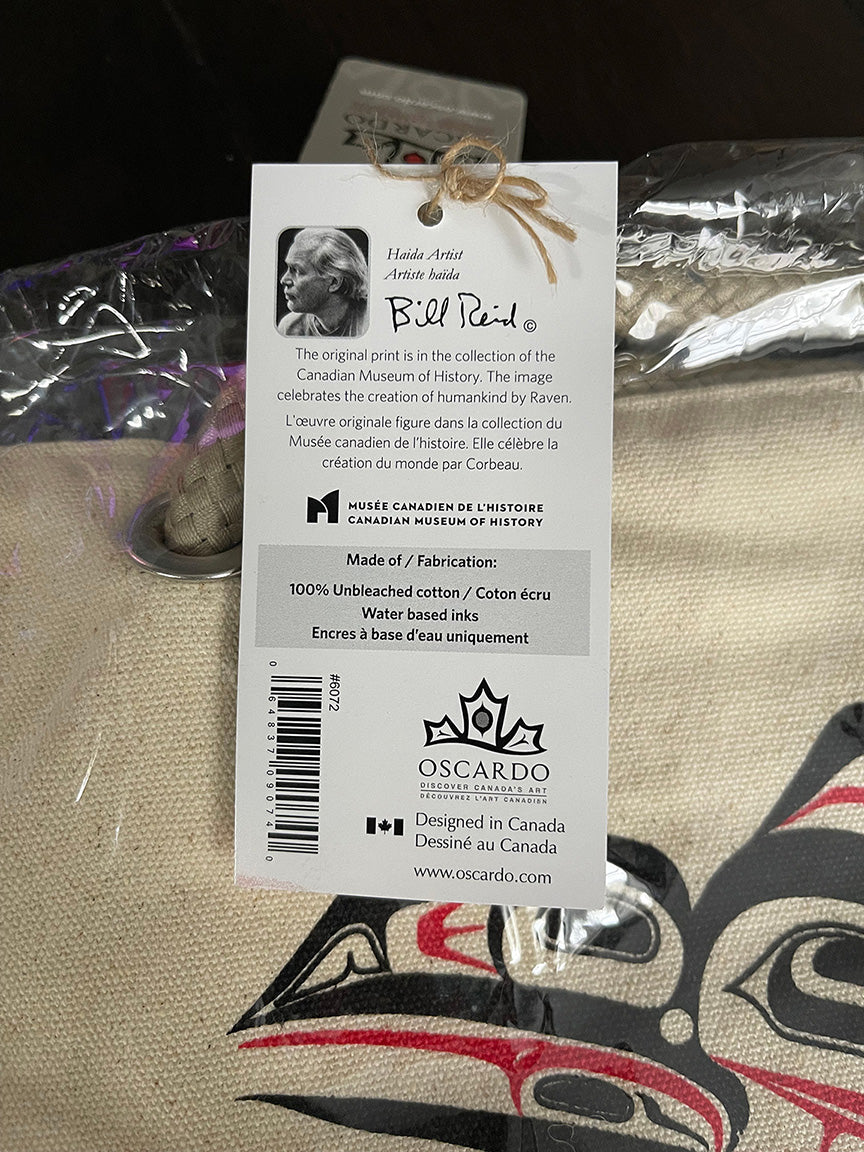 Bill Reid - Children of the Raven - Shopping Bag -  Neutral