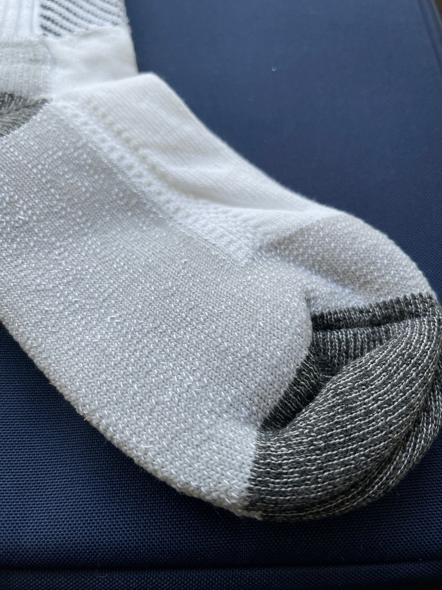 Weiße Sportsocke