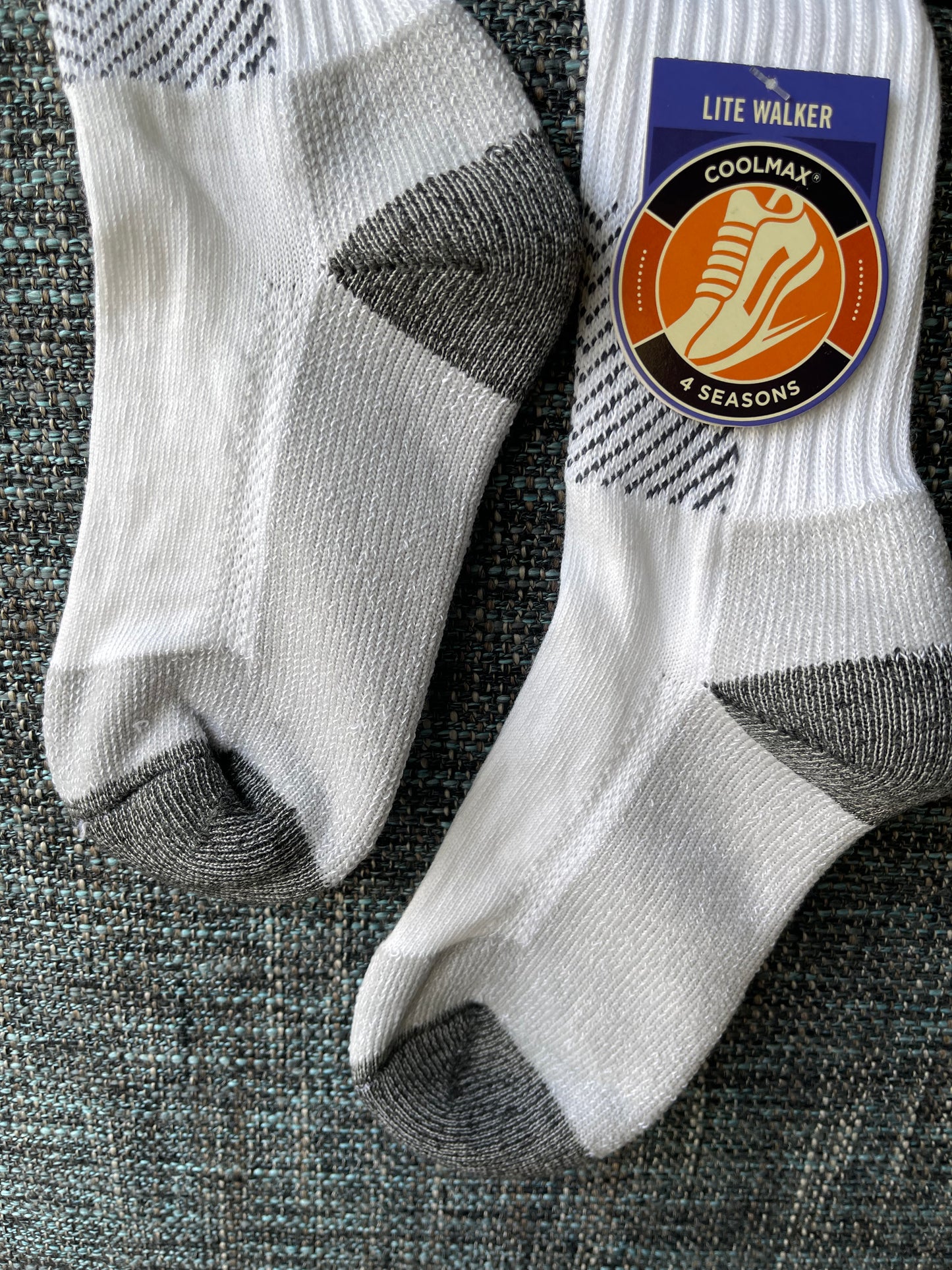 Weiße Sportsocke