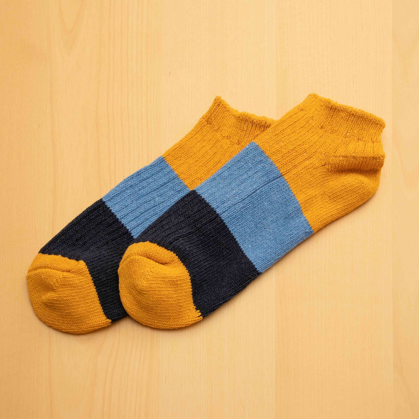 Yellow Recycled Cotton Sock