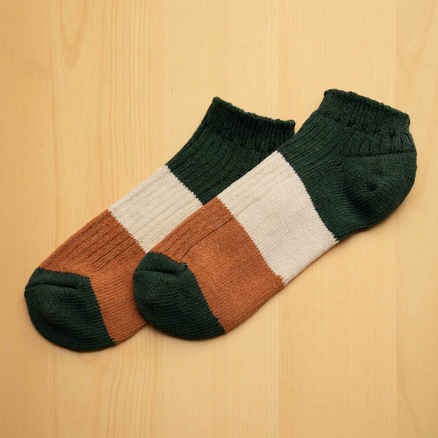 Green Recycled Cotton Sock